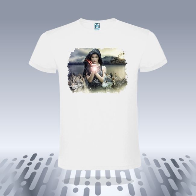 Tricou bărbat - WOLF WOMAN - imagine 2