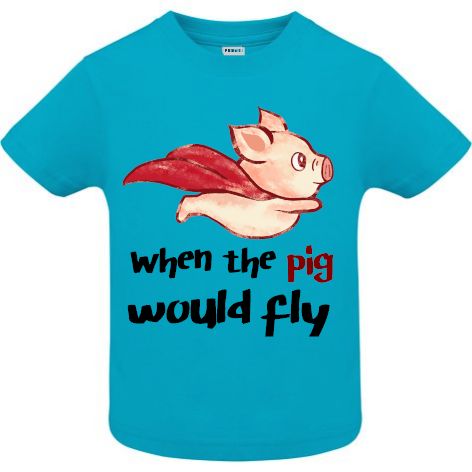 Tricou copii - Flying Pig - imagine 3