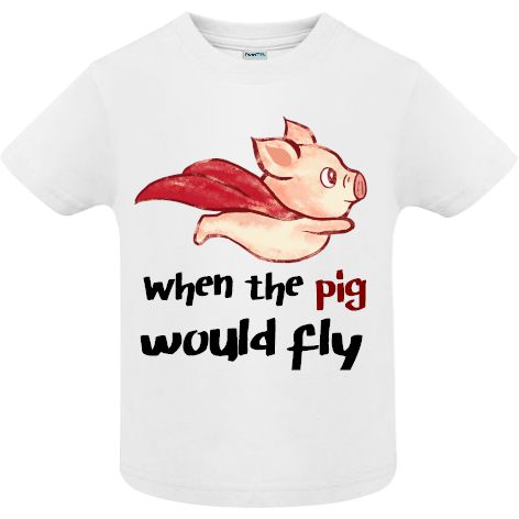Tricou copii - Flying Pig - imagine 2