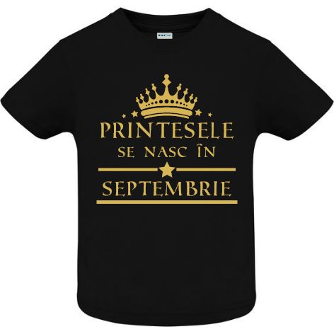 Tricou copii - Prințese Septembrie - imagine 3