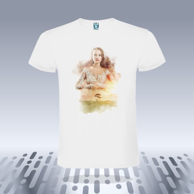 Tricou bărbat - DOAMNA CU COPACUL SINGURATIC - imagine 2