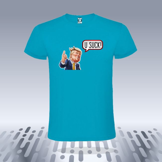 Tricou bărbat - TRUMP-U SUCK - imagine 3