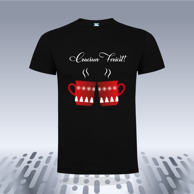 Tricou bărbat - CĂNI DE CRĂCIUN - imagine 2