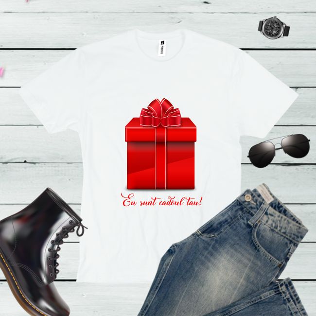 Tricou bărbat - EU SUNT CADOUL TAU