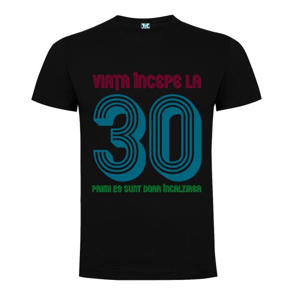 Tricou bărbat - Viața la 30 - imagine 3