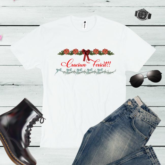 Tricou bărbat - GHIRLANDA DE CRACIUN
