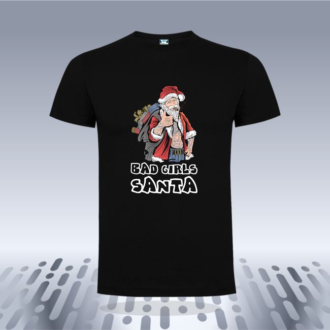 Tricou bărbat - BAD GIRL SANTA - imagine 2