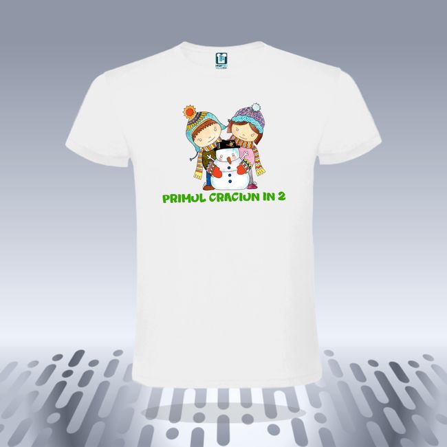 Tricou bărbat - PRIMUL CRACIUN IN 2 - imagine 2