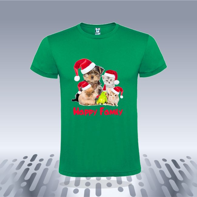 Tricou bărbat - CHRISTMAS HAPPY FAMILY - imagine 3
