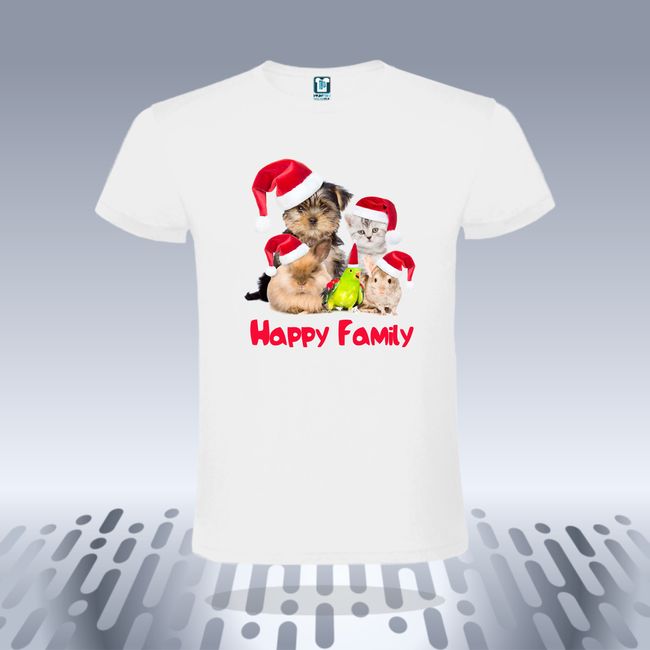 Tricou bărbat - CHRISTMAS HAPPY FAMILY - imagine 2