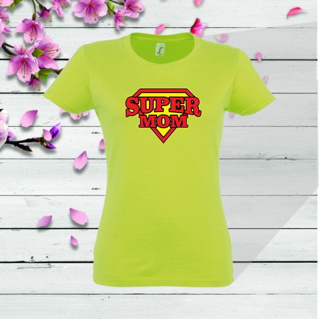 Tricou damă - SUPER MOM - imagine 6