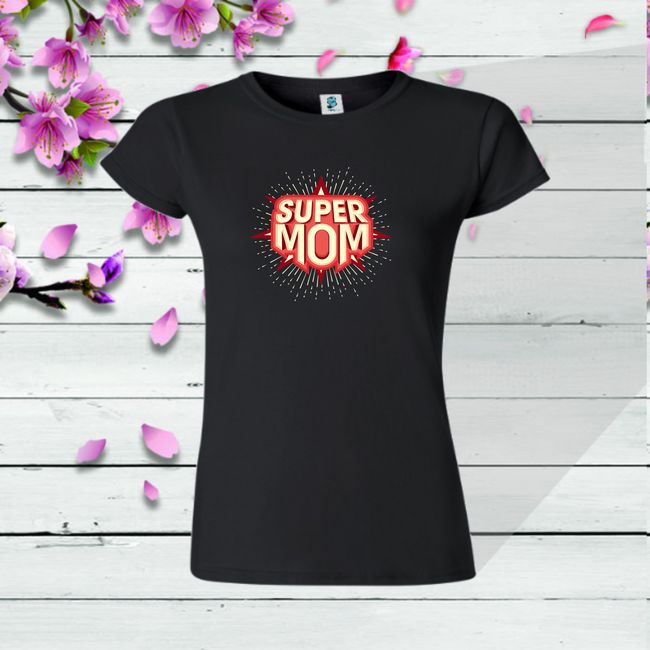 Tricou damă - SUPERMOM - imagine 4