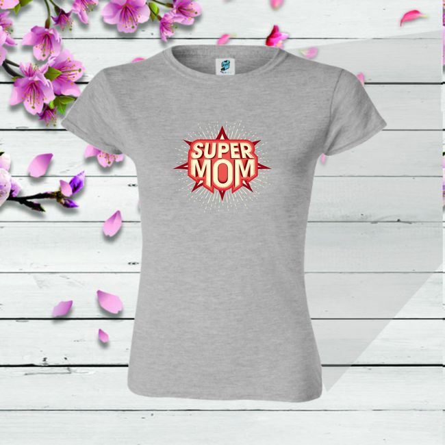 Tricou damă - SUPERMOM - imagine 3