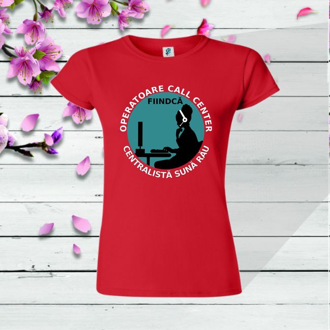 Tricou damă - CENTRALISTA - imagine 5