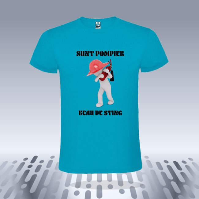 Tricou bărbat - POMPIER - imagine 3