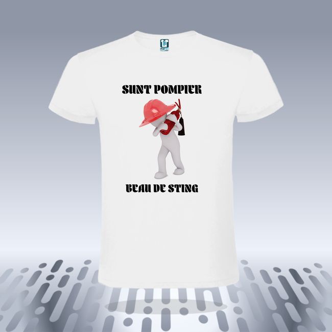 Tricou bărbat - POMPIER - imagine 2