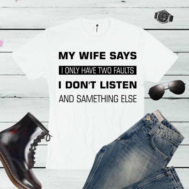 Tricou bărbat - WIFE LISTEN