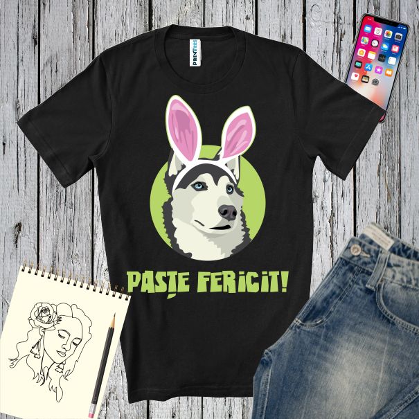 Tricou bărbat - HUSKY DE PASTE