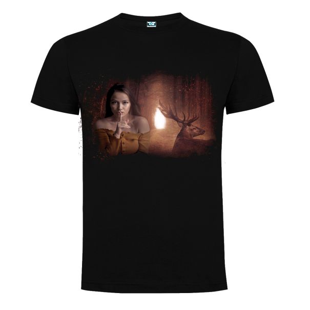 Tricou bărbat - CERB ÎN NOAPTE - imagine 2