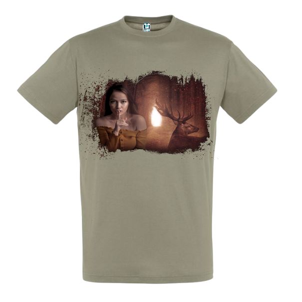 Tricou bărbat - CERB ÎN NOAPTE - imagine 3