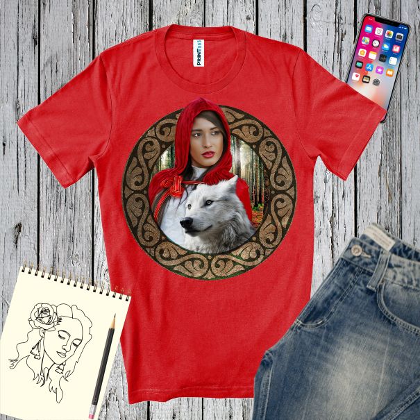 Tricou bărbat - SCUFIȚA ROȘIE