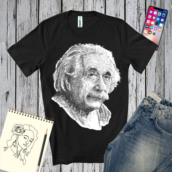 Tricou bărbat - EINSTEN PORTRET