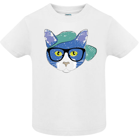 Tricou copii - Pisica cool - imagine 2