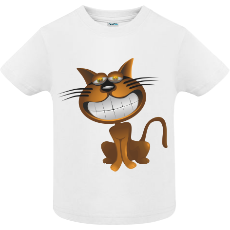 Tricou copii - Pisica zambitoare - imagine 2