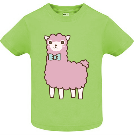Tricou copii - Lama roz - imagine 6
