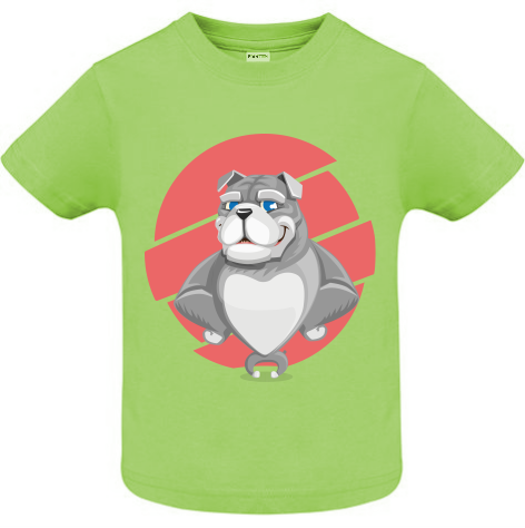 Tricou copii - Bulldog nehotărât - imagine 2