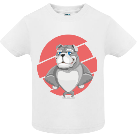 Tricou copii - Bulldog nehotărât - imagine 3