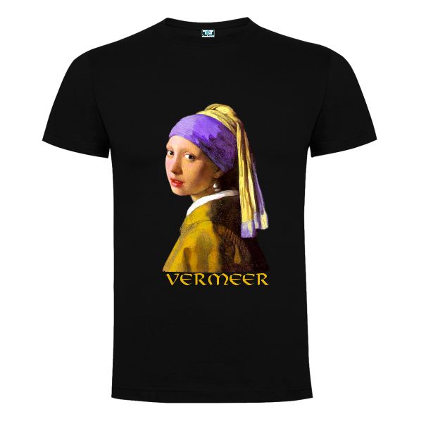 Tricou bărbat - FATA CU CERCEL DE PERLĂ - imagine 5