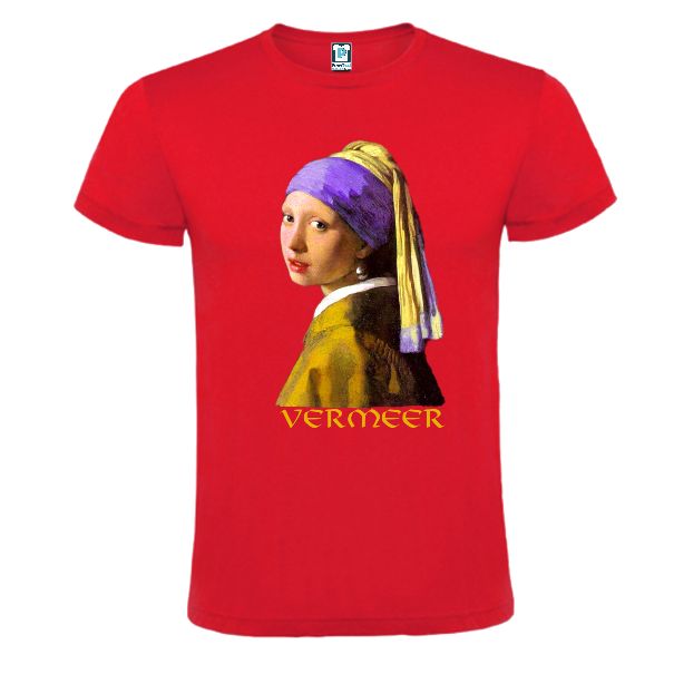 Tricou bărbat - FATA CU CERCEL DE PERLĂ - imagine 6