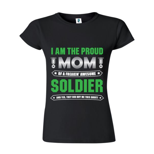 Tricou damă - Proud Soldier - imagine 4