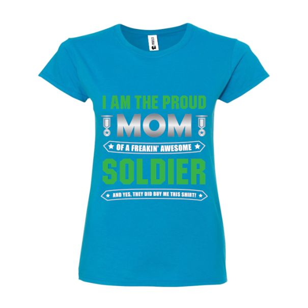 Tricou damă - Proud Soldier - imagine 2