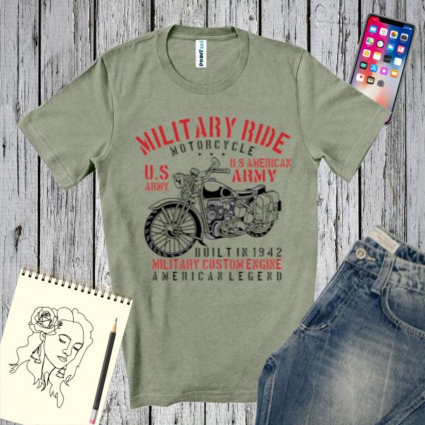 Tricou bărbat - Military Ride