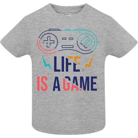 Tricou copii - Life is a game - imagine 4