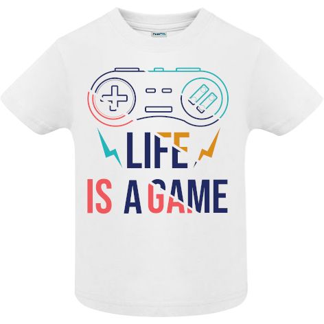 Tricou copii - Life is a game - imagine 2