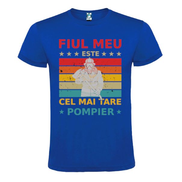 Tricou bărbat - Fiul pompier - imagine 3