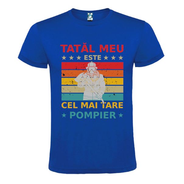 Tricou bărbat - Tatăl pompier - imagine 3