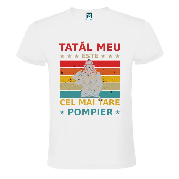 Tricou bărbat - Tatăl pompier - imagine 2
