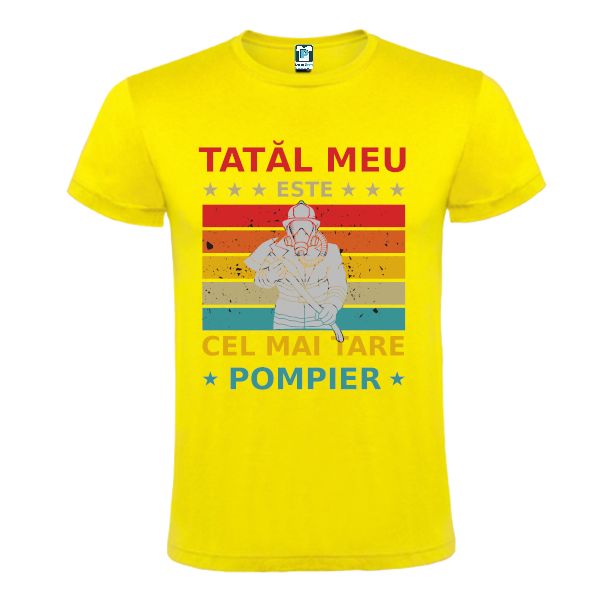 Tricou bărbat - Tatăl pompier - imagine 4