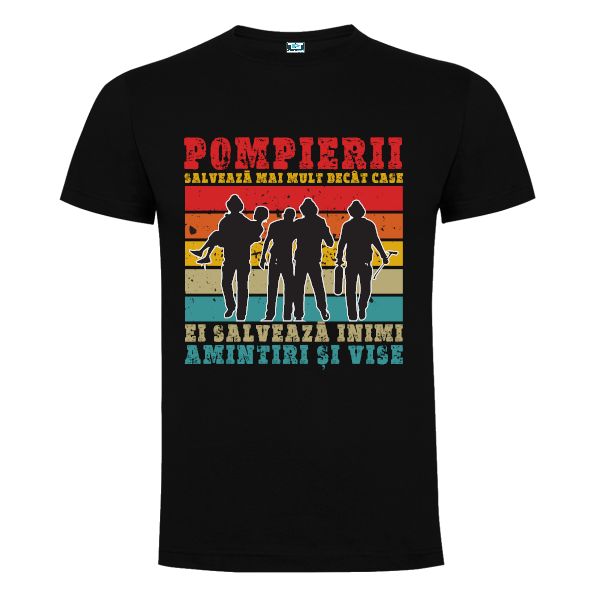 Tricou bărbat - Pompierii salvează vise - imagine 3