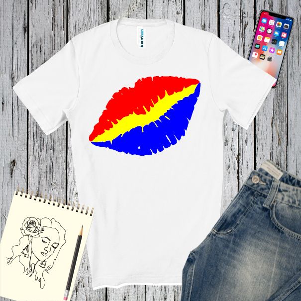 Tricou bărbat - Buze românești