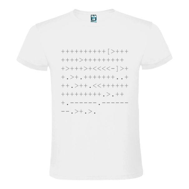 Tricou bărbat - Brainfuck ”HELLO WORLD!” - imagine 2