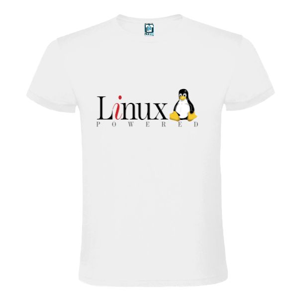 Tricou bărbat - Powered by Linux - imagine 2