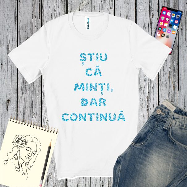 Tricou bărbat - Continuă să minți