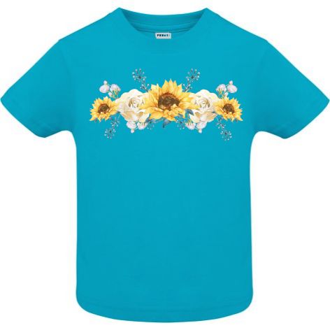 Tricou copii - Ghirlanda floarea soarelui - imagine 3