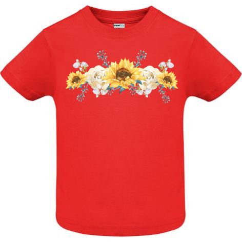 Tricou copii - Ghirlanda floarea soarelui - imagine 5