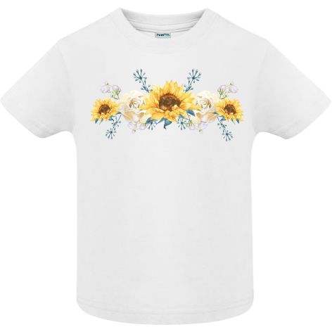 Tricou copii - Ghirlanda floarea soarelui - imagine 2